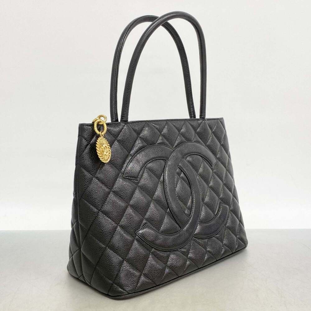 Chanel Tote Bag, Reissue Tote, Caviar Leather, Black, Women's - Picture 2 of 9